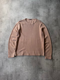 2000s Helmut Lang Basic Wool Sweater Brown Men - M