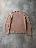 2000s Helmut Lang Basic Wool Sweater Brown Men - M