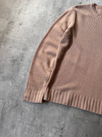 2000s Helmut Lang Basic Wool Sweater Brown Men - M