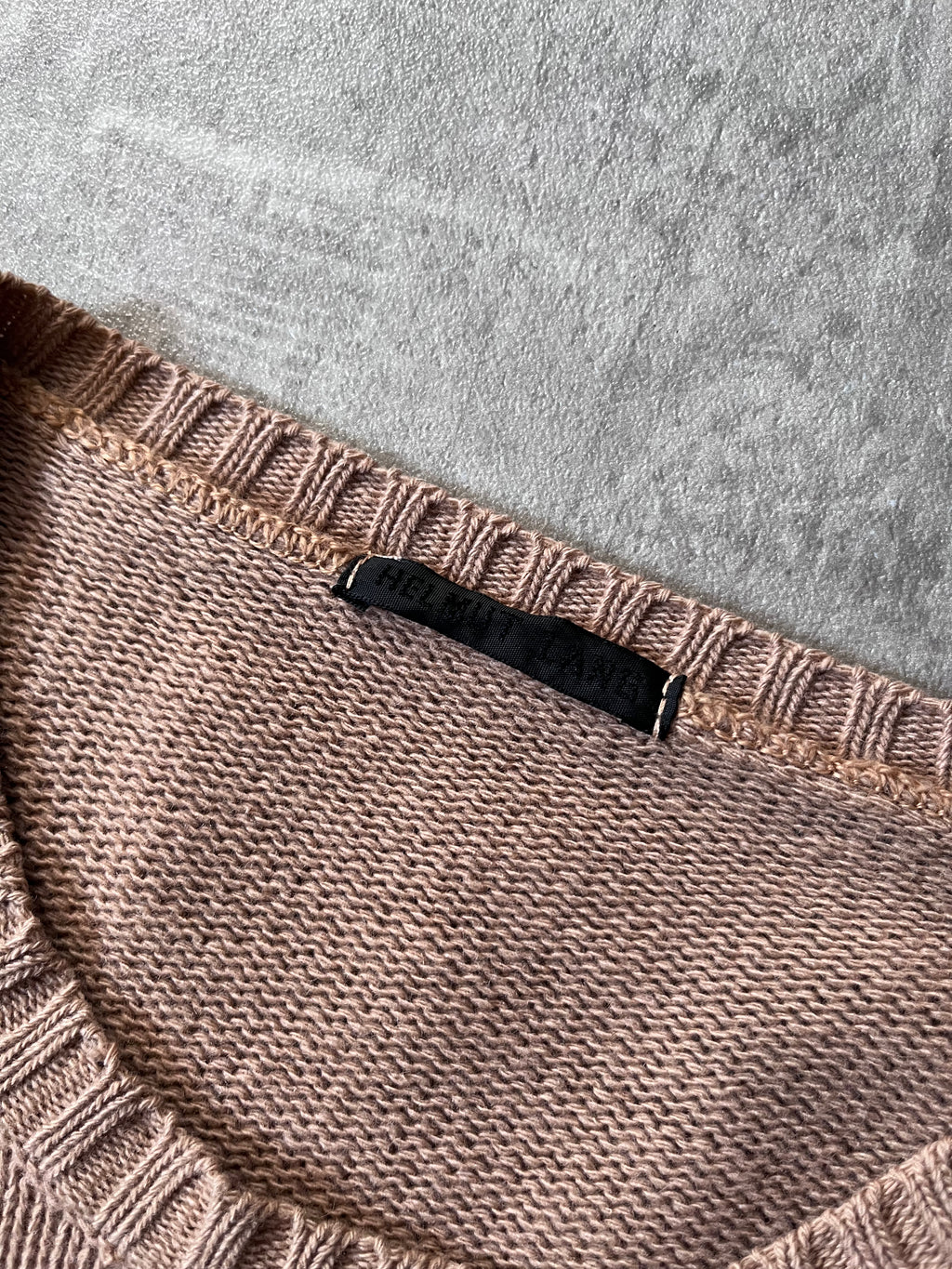 2000s Helmut Lang Basic Wool Sweater Brown Men - M