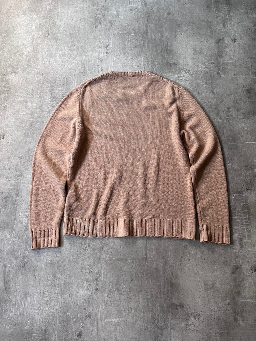 2000s Helmut Lang Basic Wool Sweater Brown Men - M