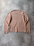 2000s Helmut Lang Basic Wool Sweater Brown Men - M