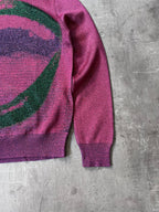 F/W 2015 Maison Margiela Glitter Lips Print Sweater Pink Men - S