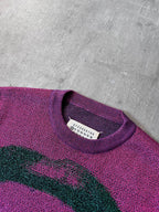 F/W 2015 Maison Margiela Glitter Lips Print Sweater Pink Men - S
