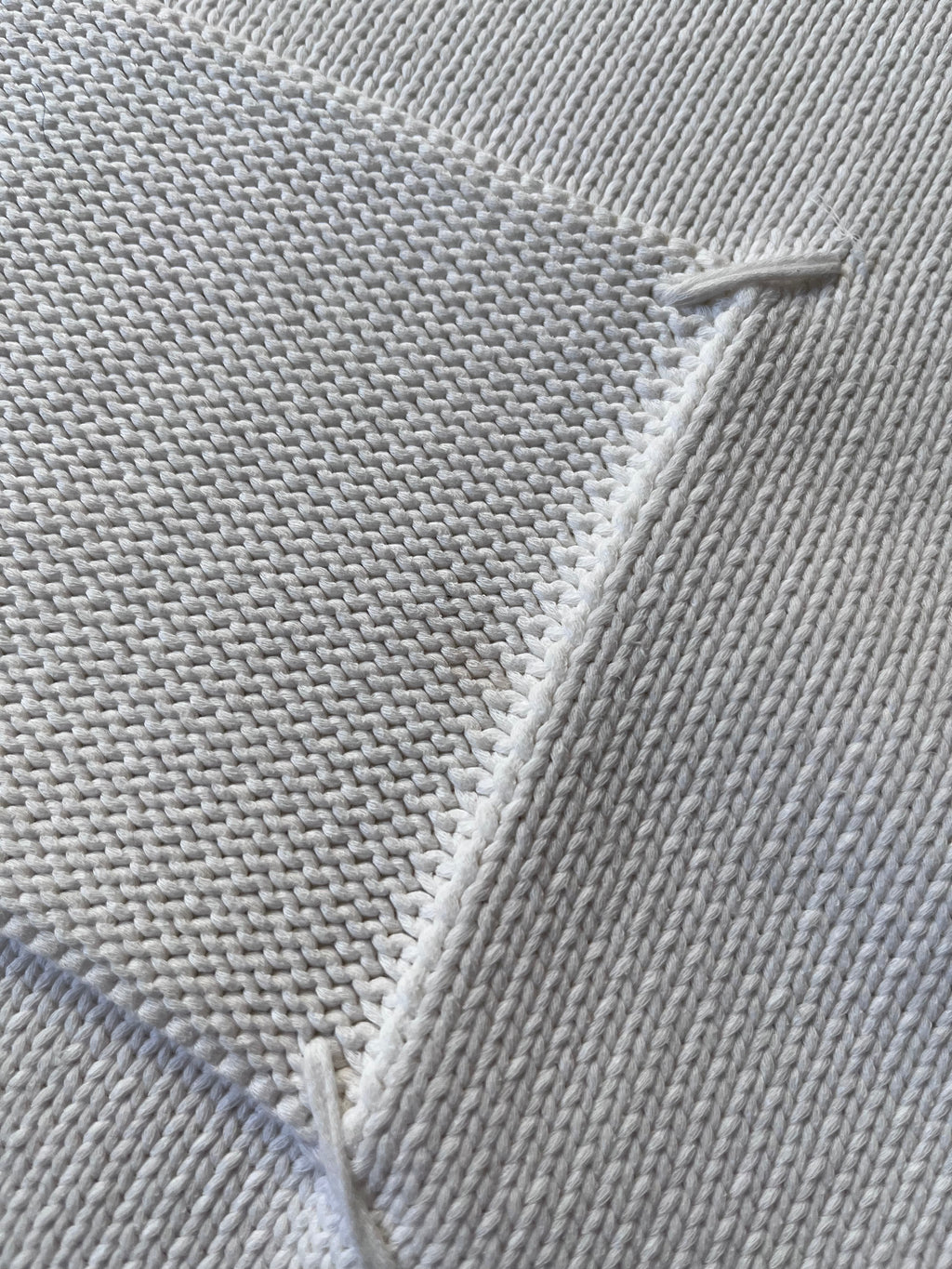 S/S 2020 Maison Margiela Embossed Tag Sweater White Men - L