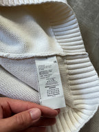 S/S 2020 Maison Margiela Embossed Tag Sweater White Men - L