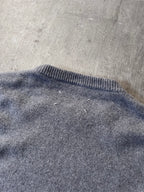 F/W 2020 Maison Margiela Striped Arm Cashmere Wool Sweater Grey Men - M