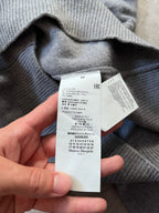 F/W 2020 Maison Margiela Striped Arm Cashmere Wool Sweater Grey Men - M