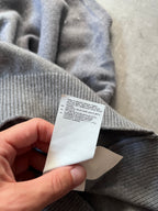F/W 2020 Maison Margiela Striped Arm Cashmere Wool Sweater Grey Men - M