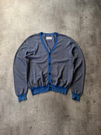 S/S 2004 Maison Margiela Cardigan Sweater Blue Grey Men - XL