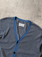S/S 2004 Maison Margiela Cardigan Sweater Blue Grey Men - XL