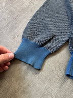S/S 2004 Maison Margiela Cardigan Sweater Blue Grey Men - XL