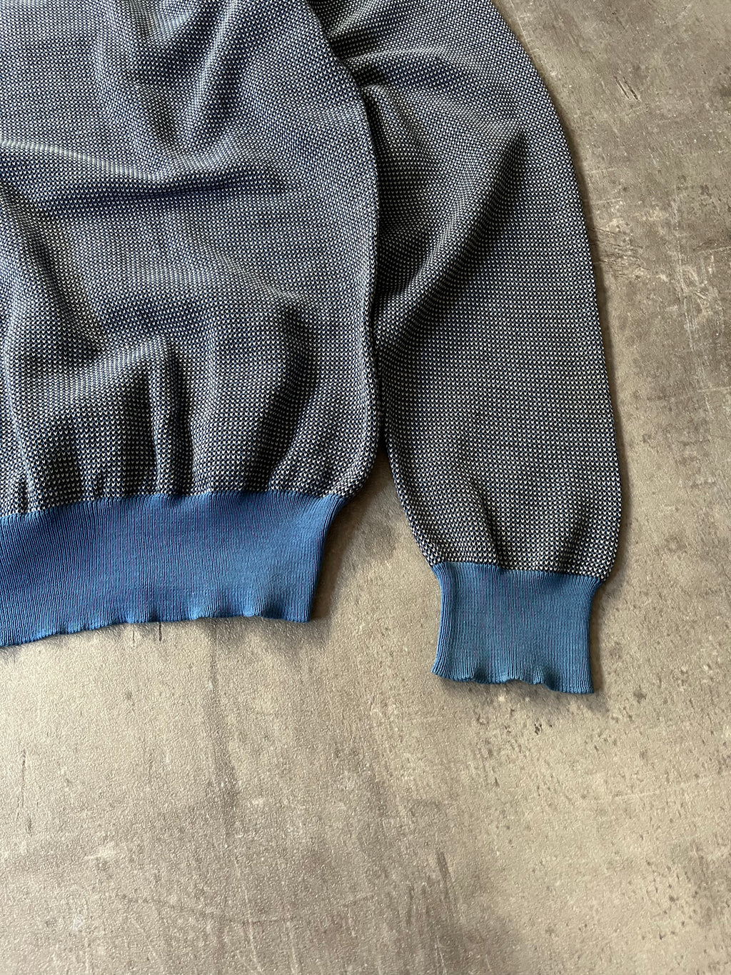 S/S 2004 Maison Margiela Cardigan Sweater Blue Grey Men - XL