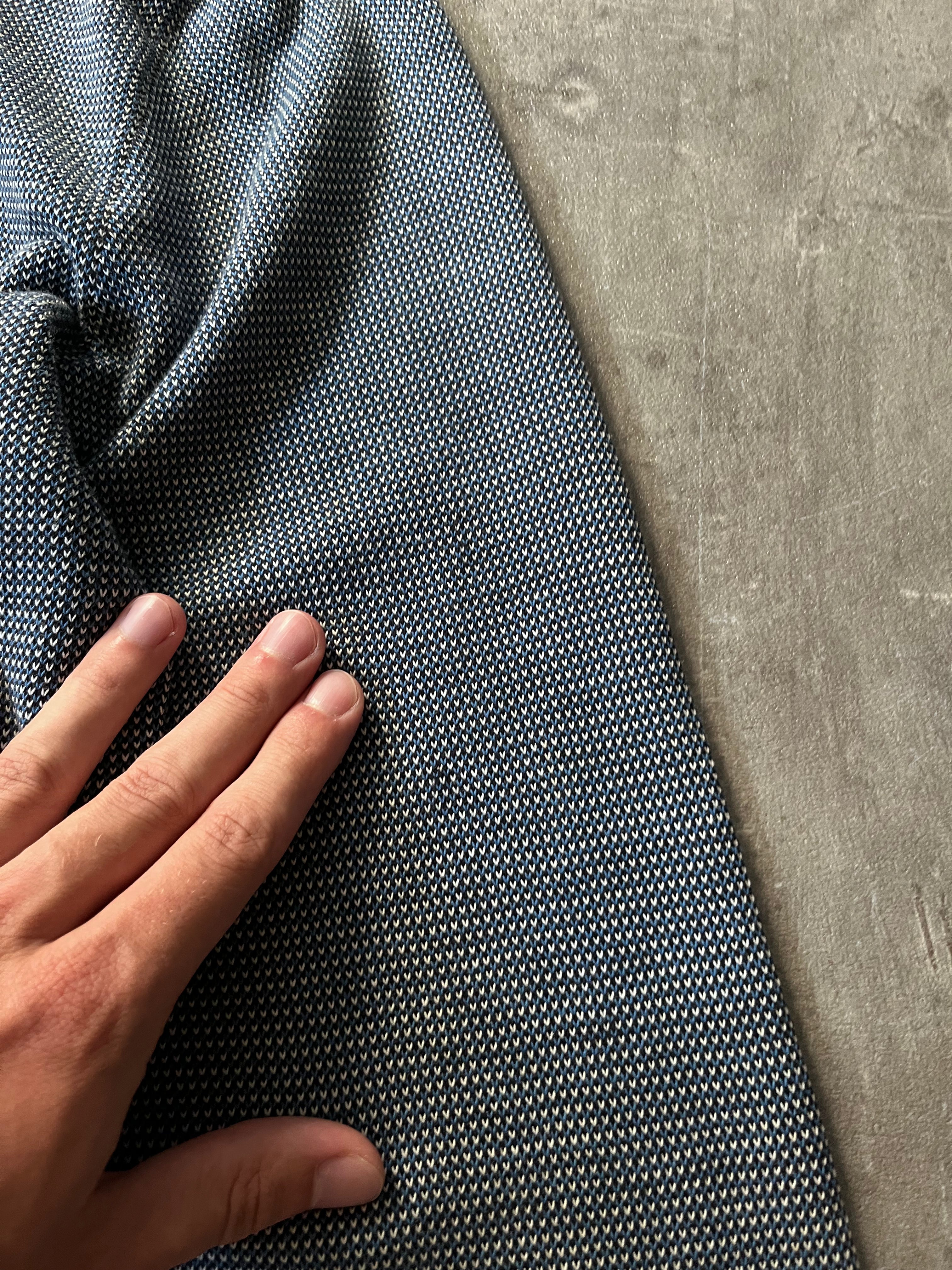 S/S 2004 Maison Margiela Cardigan Sweater Blue Grey Men - XL