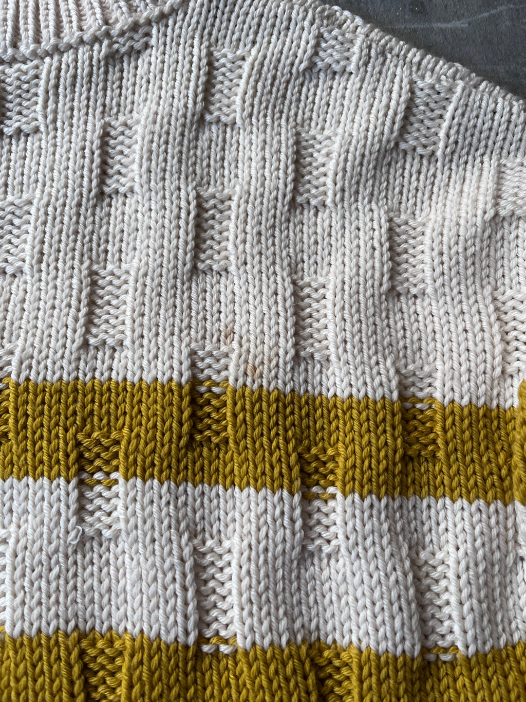 F/W 2017 Raf Simons Disturbed Asymmetrical Wool Sweater Beige Men - S