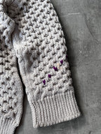 F/W 2018 Raf Simons Boxy Wool Sweater Beige Men - L