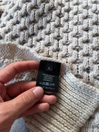 F/W 2018 Raf Simons Boxy Wool Sweater Beige Men - L