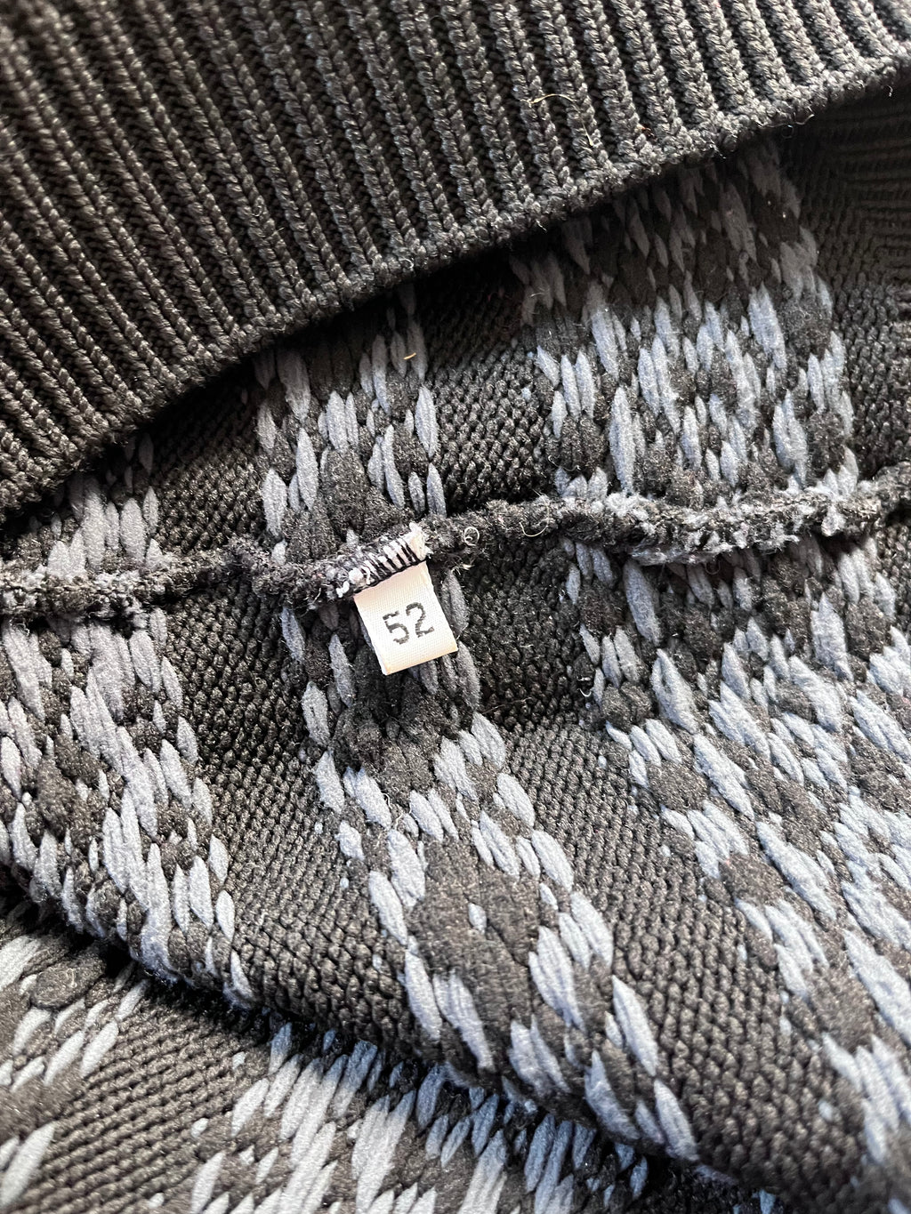 Jil Sander by Raf Simons Polypropylene Striped Sweater Grey Black Men - L