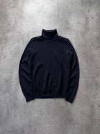 F/W 2013 Maison Margiela Wool Turtleneck Sweater Navy Men - M