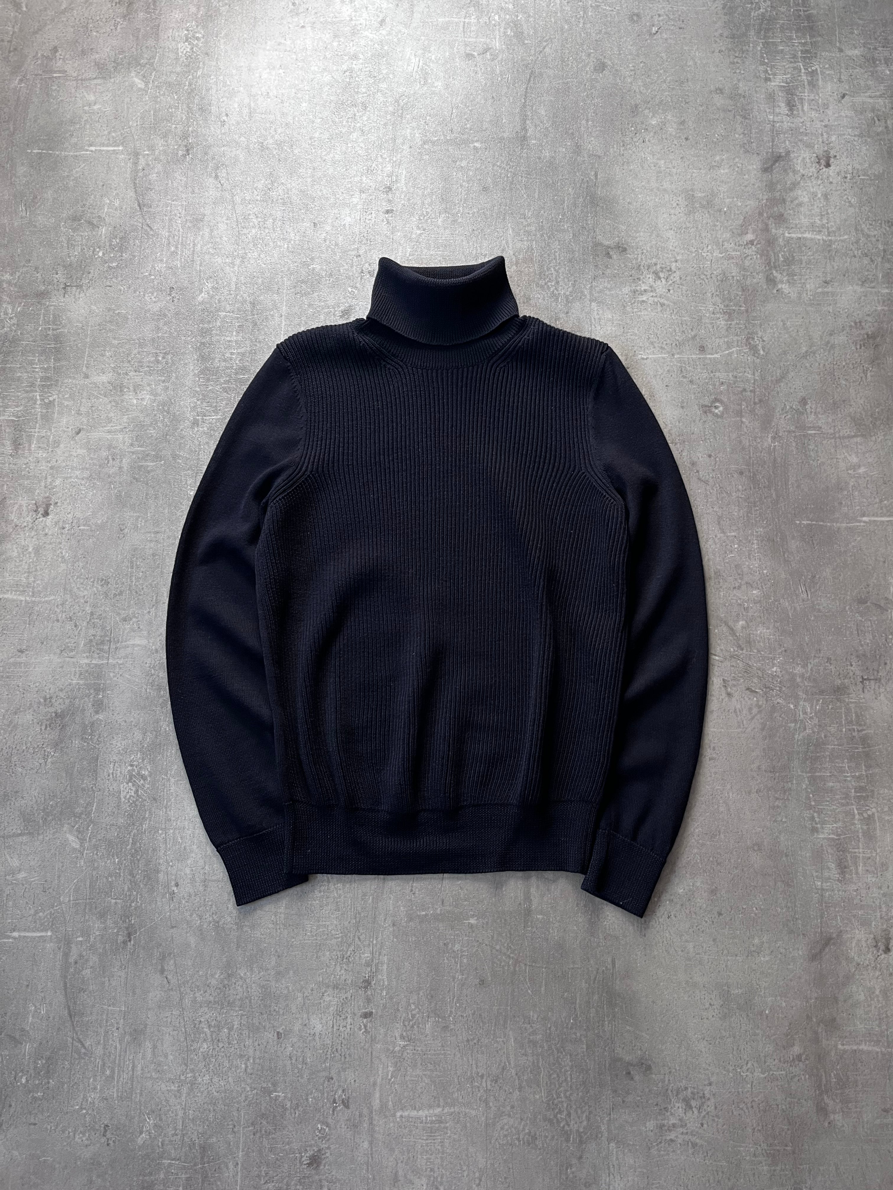 F/W 2013 Maison Margiela Wool Turtleneck Sweater Navy Men - M