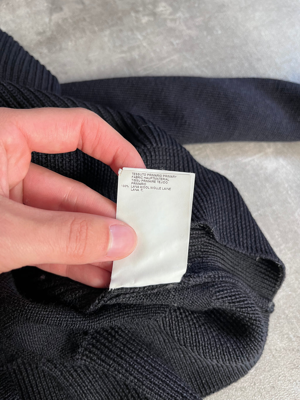 F/W 2013 Maison Margiela Wool Turtleneck Sweater Navy Men - M