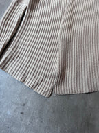 F/W 2004 Rick Owens Queen Wool Sweater Beige Women - M