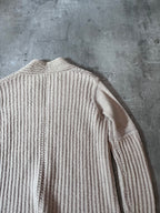 F/W 2004 Rick Owens Queen Wool Sweater Beige Women - M
