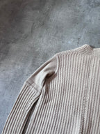 F/W 2004 Rick Owens Queen Wool Sweater Beige Women - M