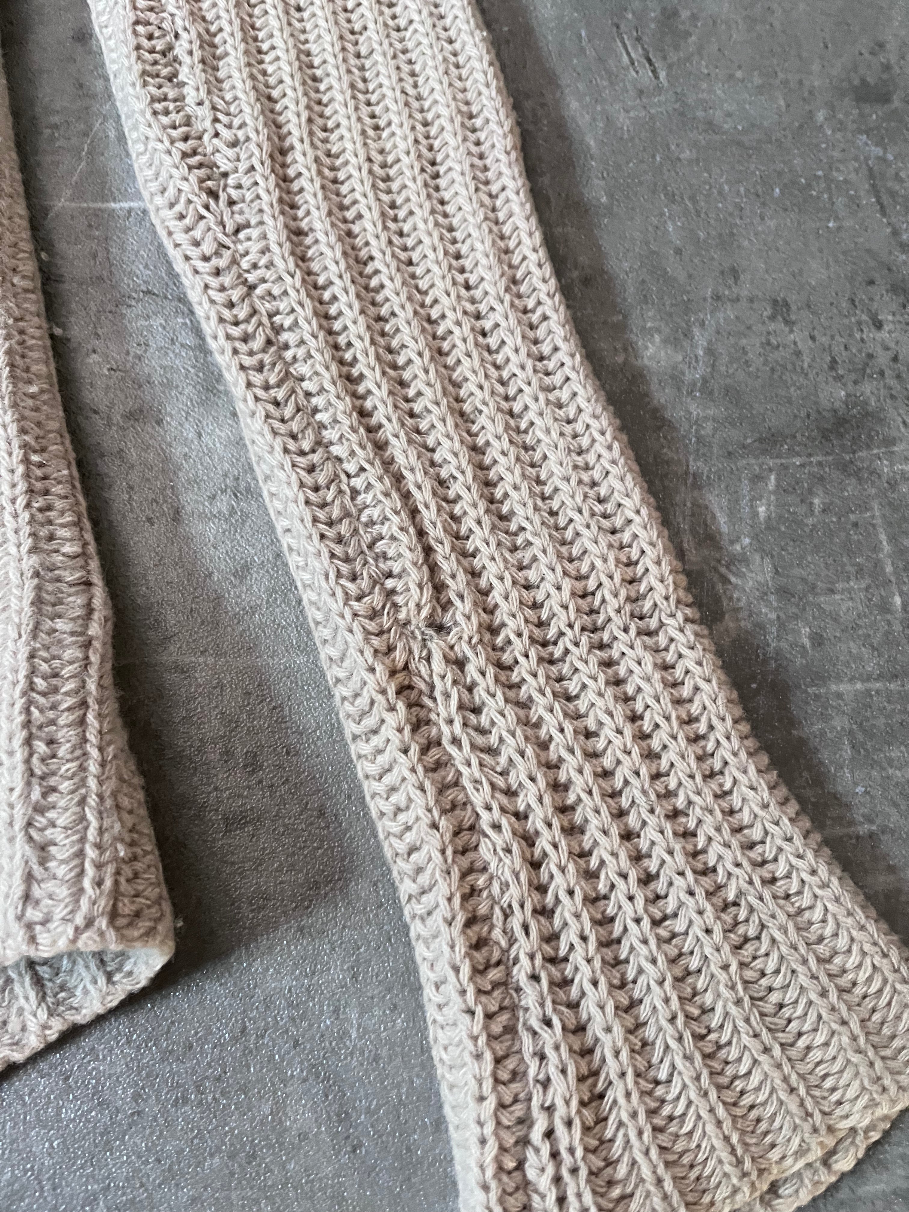 F/W 2004 Rick Owens Queen Wool Sweater Beige Women - M