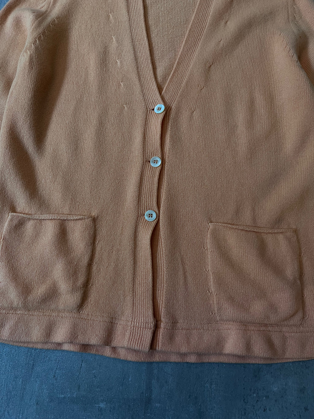 Brunello Cucinelli Vintage Cashmere Cardigan Sweater Orange Women - XL
