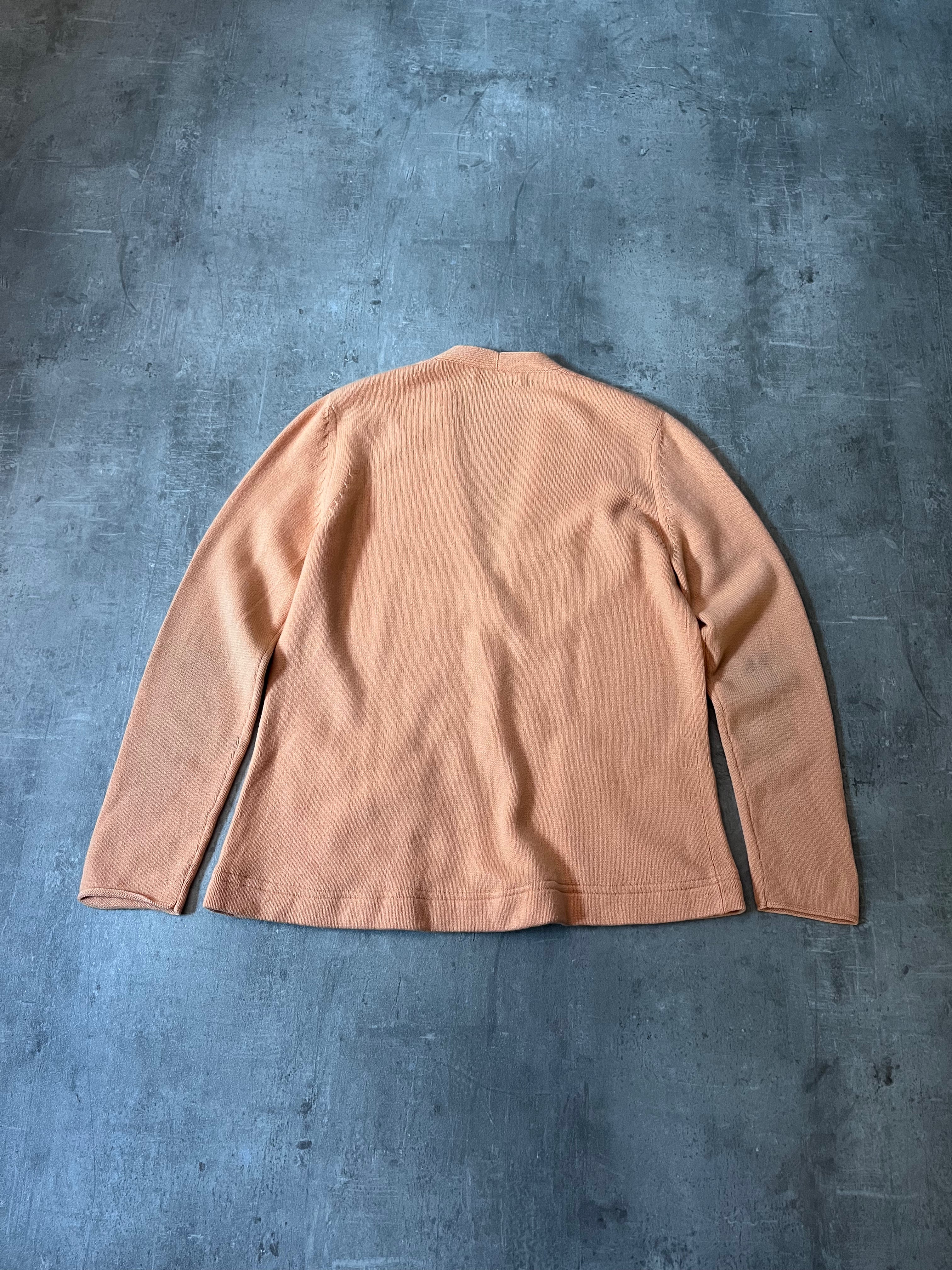 Brunello Cucinelli Vintage Cashmere Cardigan Sweater Orange Women - XL