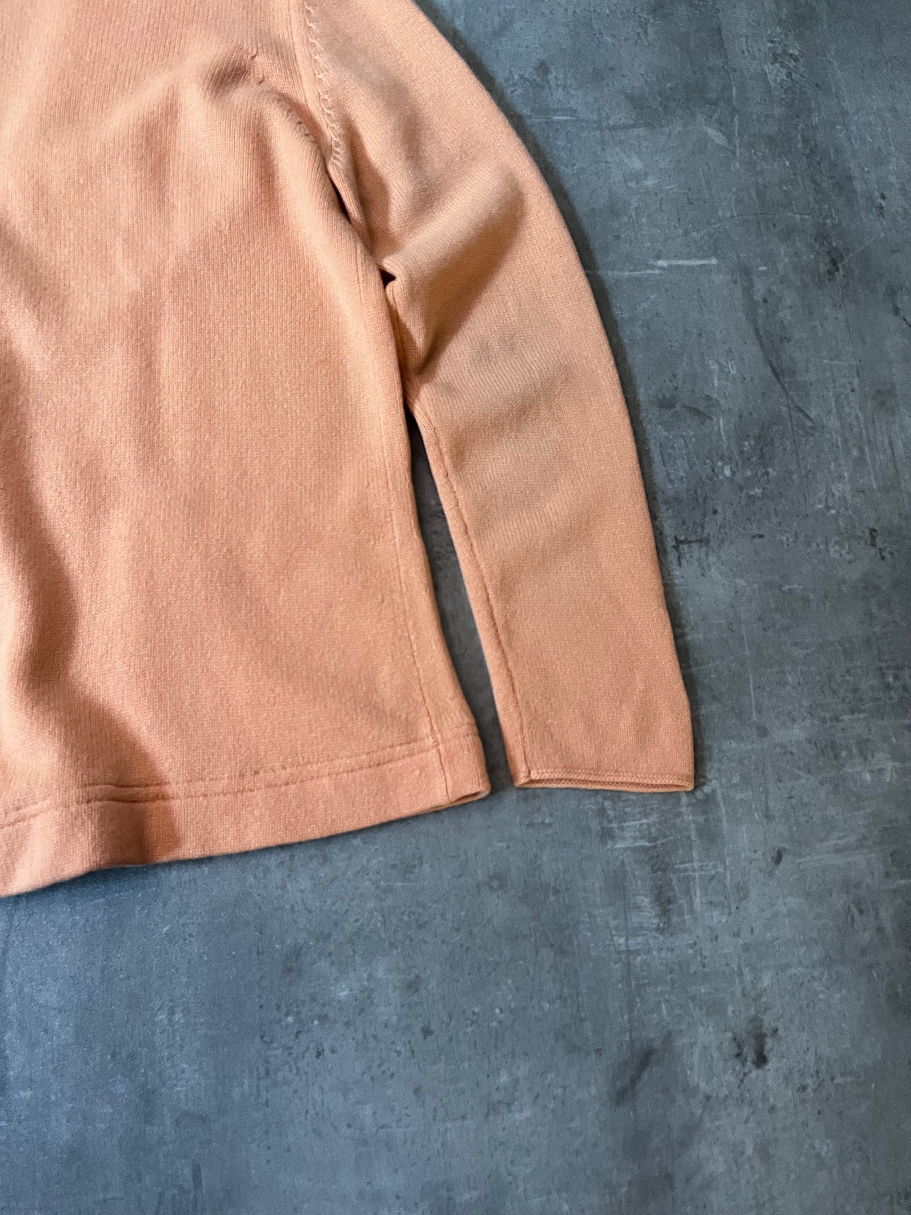 Brunello Cucinelli Vintage Cashmere Cardigan Sweater Orange Women - XL