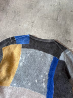 F/W 2017 Prada All Over Print Fuzzy Angora Sweater Men Multicolor - M