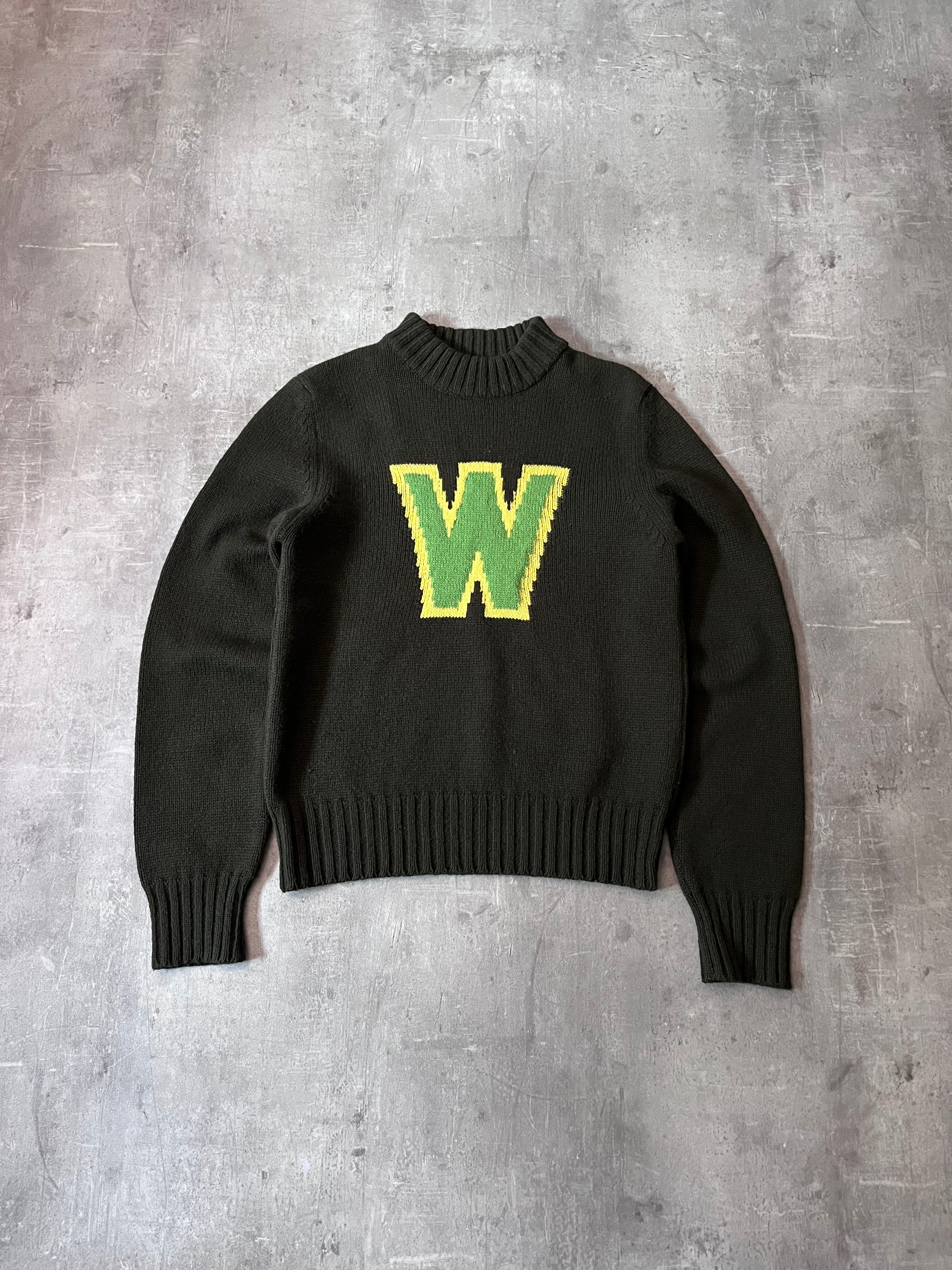 90s Walter Van Beirendonck W&LT Wool Sweater Green Men - M