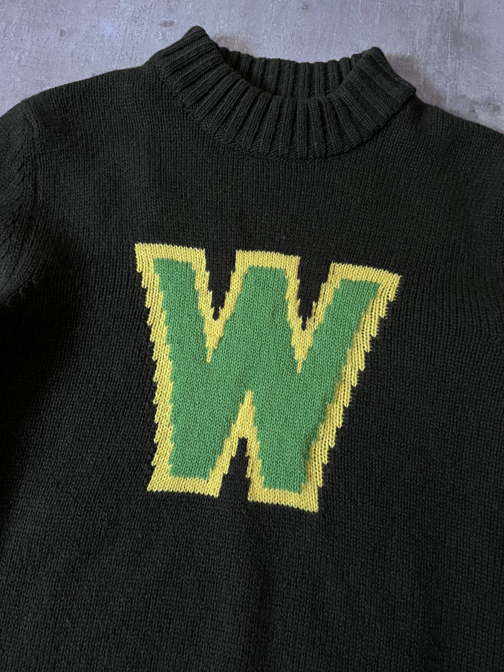 90s Walter Van Beirendonck W&LT Wool Sweater Green Men - M
