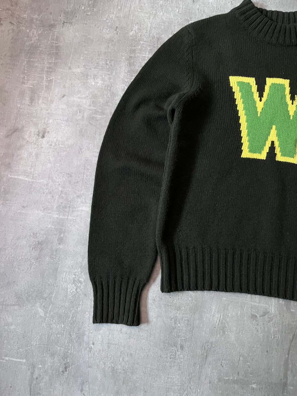 90s Walter Van Beirendonck W&LT Wool Sweater Green Men - M