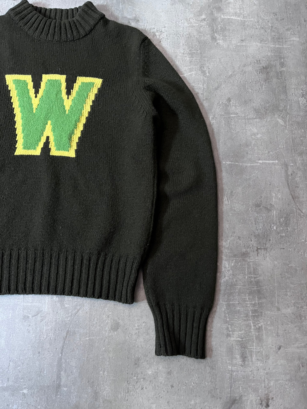 90s Walter Van Beirendonck W&LT Wool Sweater Green Men - M