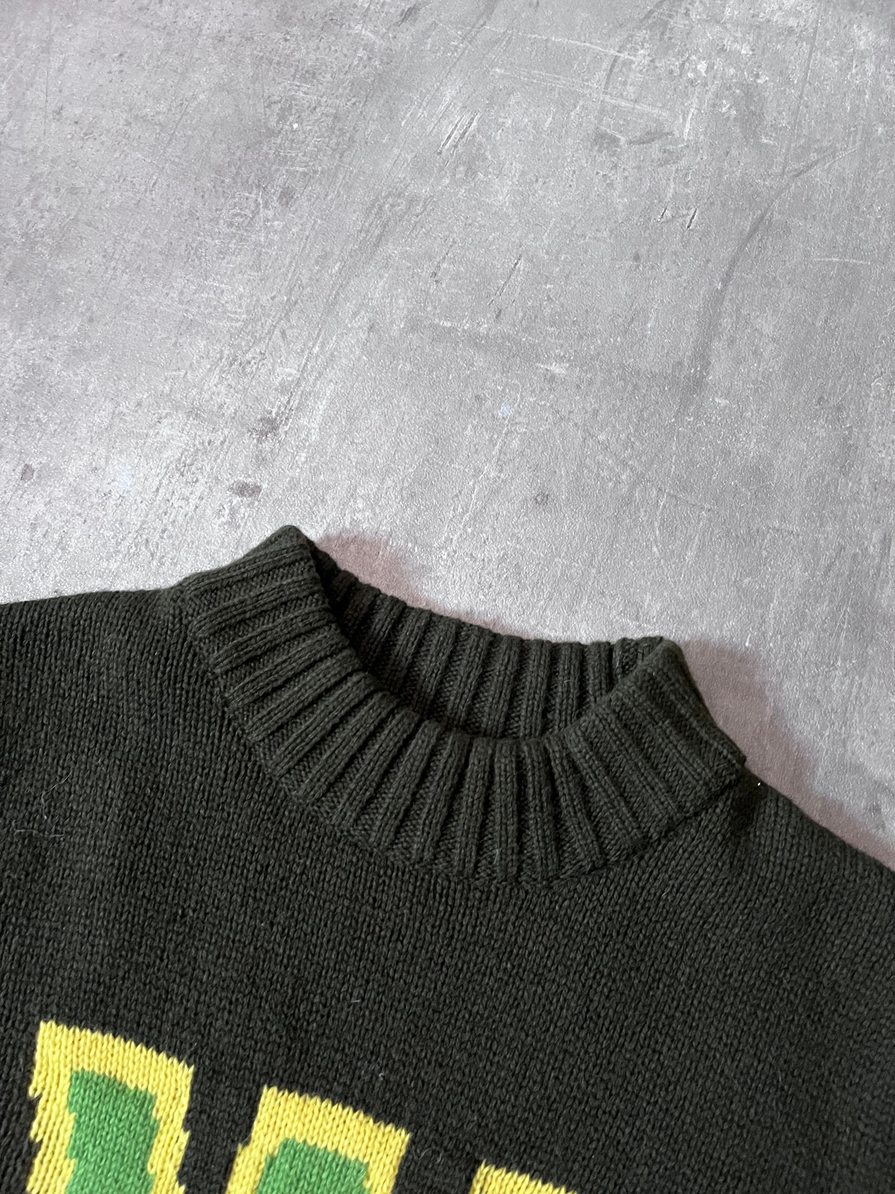 90s Walter Van Beirendonck W&LT Wool Sweater Green Men - M