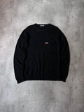 S/S 2011 Yohji Yamamoto Cotton Cashmere Long Sweater Black Men - M