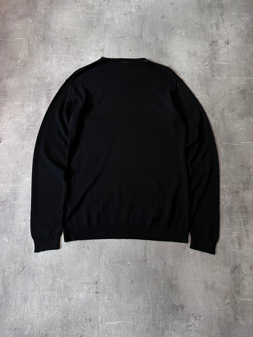 S/S 2011 Yohji Yamamoto Cotton Cashmere Long Sweater Black Men - M
