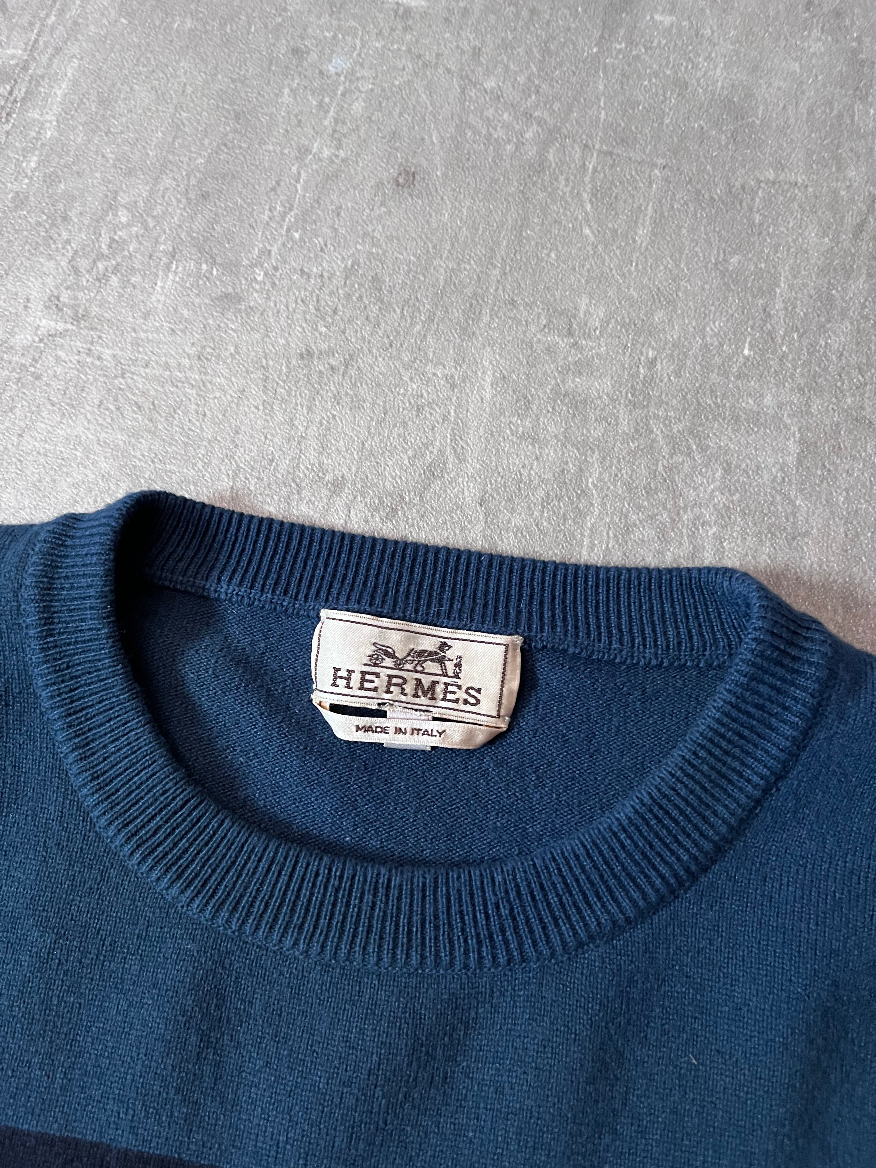 F/W 2018 Hermes Geometricl Wool Sweater Multicolor Men - XL