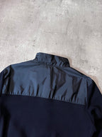 Prada Wool Nylon Zip Up Sweater Navy Men - M