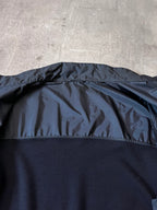 Prada Wool Nylon Zip Up Sweater Navy Men - M