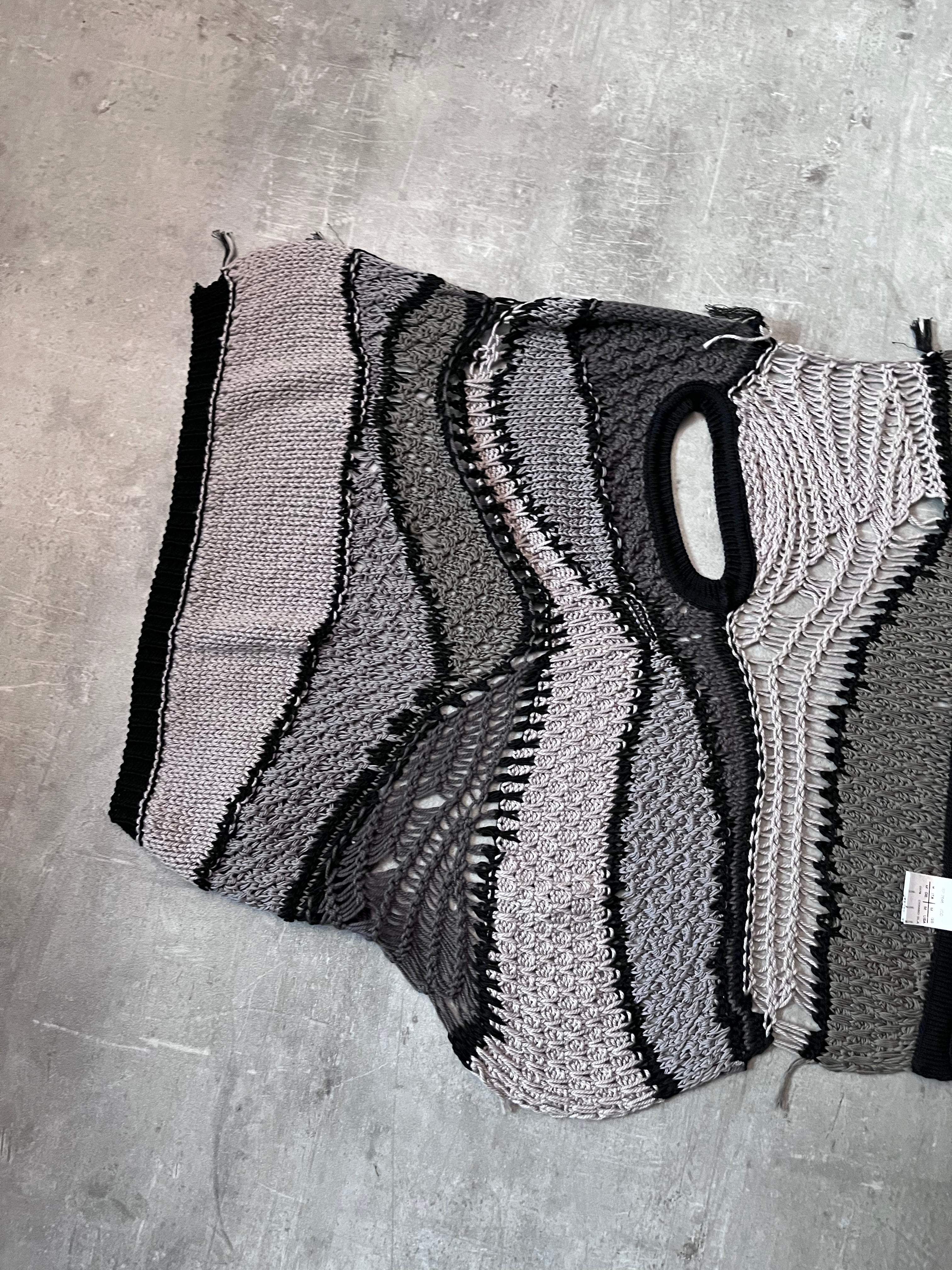 S/S 2013 Rick Owens Island Psycho Knitted Vest Sweater Unisex - M