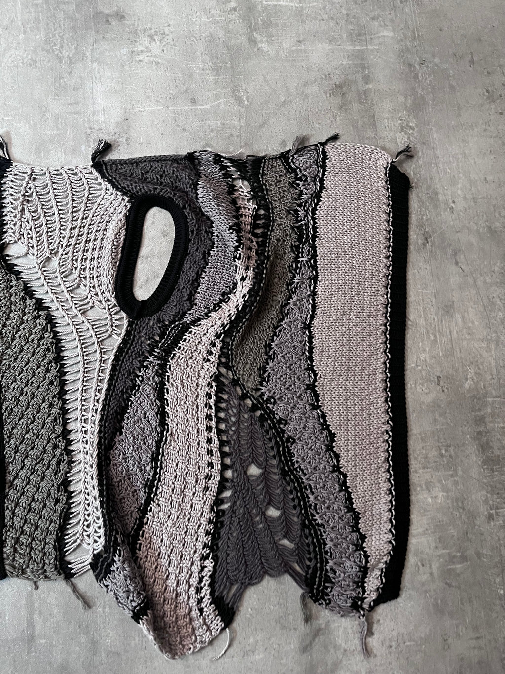 S/S 2013 Rick Owens Island Psycho Knitted Vest Sweater Unisex - M