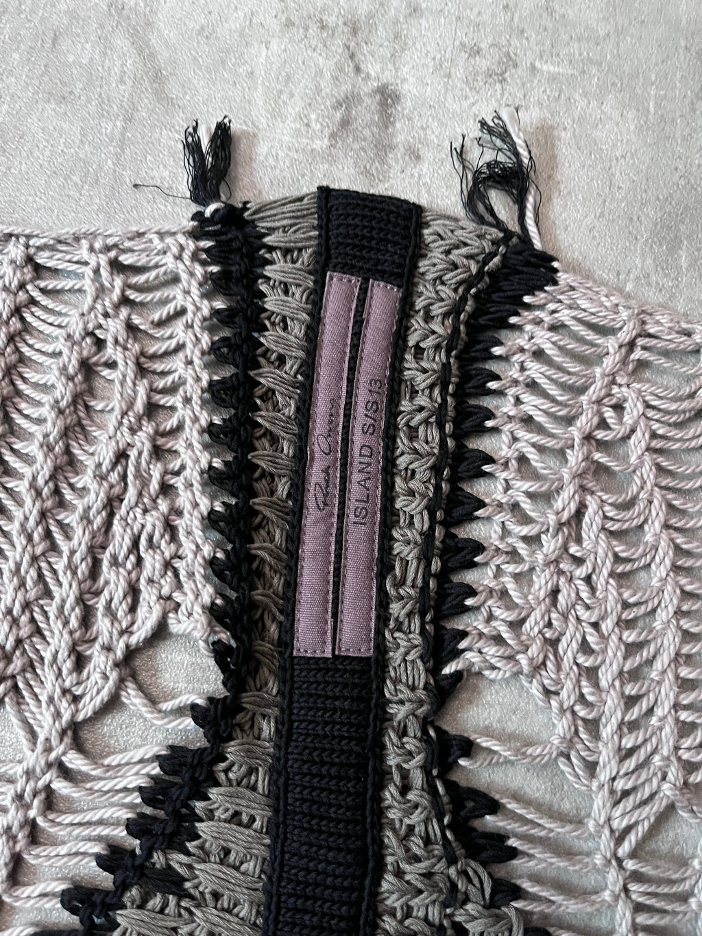 S/S 2013 Rick Owens Island Psycho Knitted Vest Sweater Unisex - M