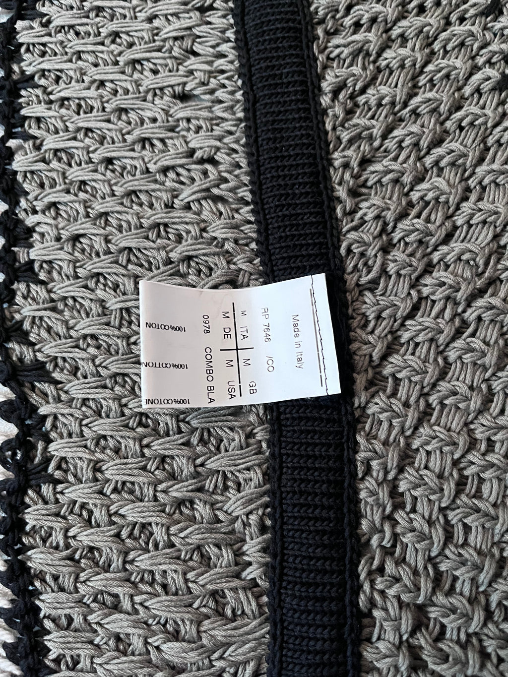 S/S 2013 Rick Owens Island Psycho Knitted Vest Sweater Unisex - M