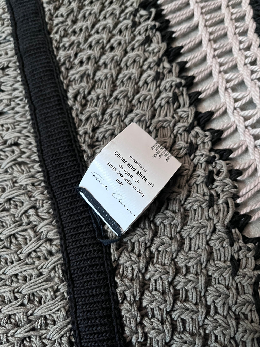 S/S 2013 Rick Owens Island Psycho Knitted Vest Sweater Unisex - M