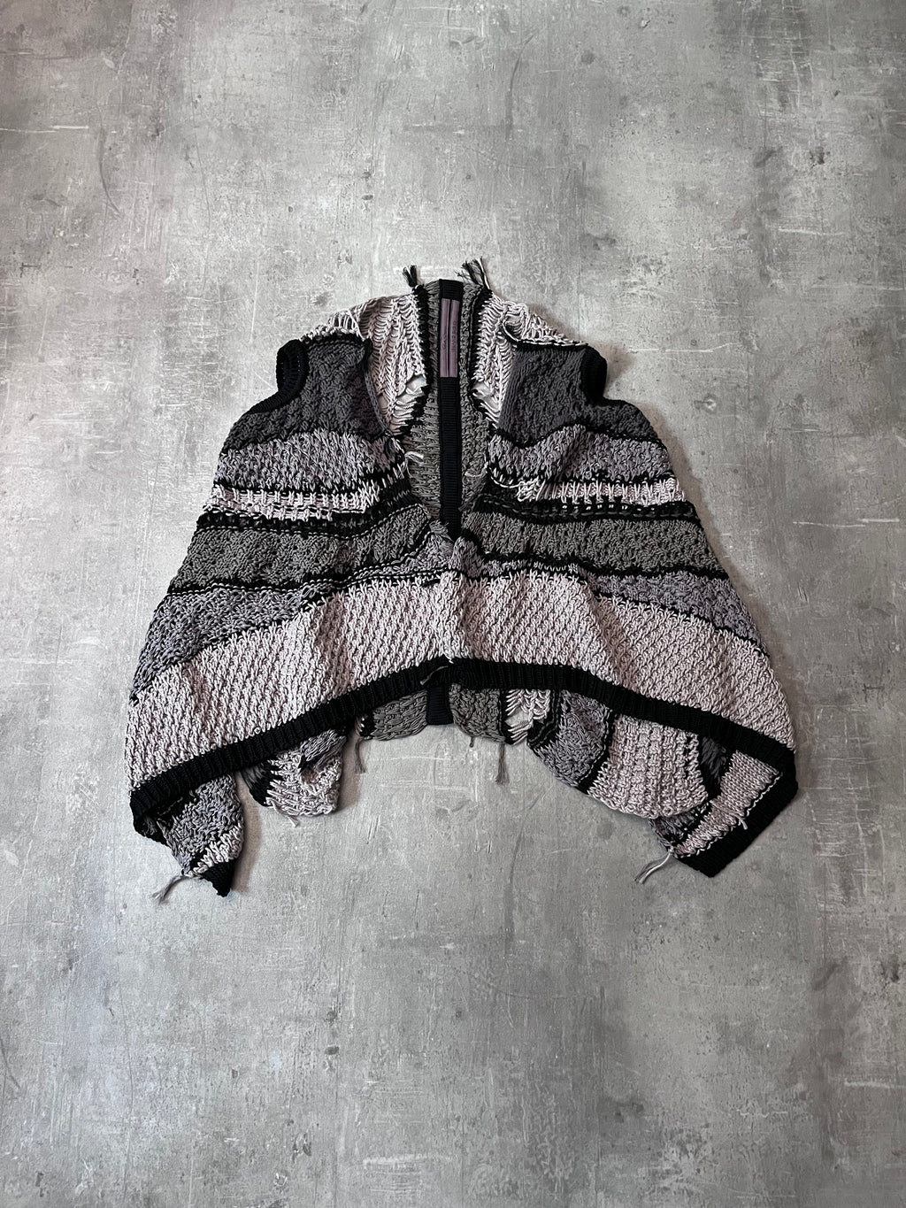 S/S 2013 Rick Owens Island Psycho Knitted Vest Sweater Unisex - M