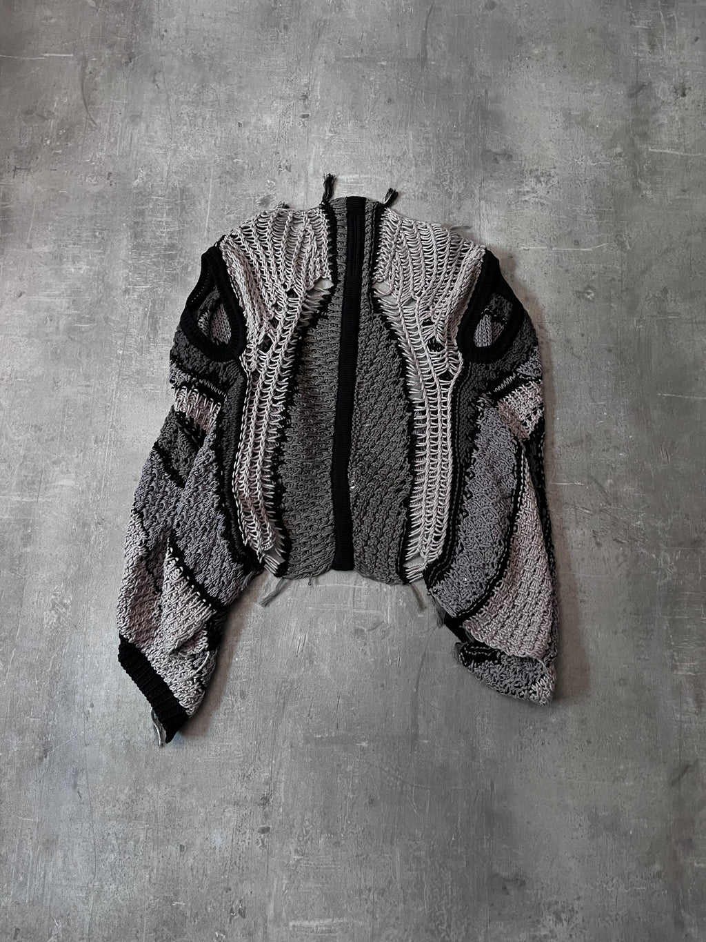 S/S 2013 Rick Owens Island Psycho Knitted Vest Sweater Unisex - M